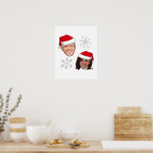 JOE EN KAMALA SNOWFLAKES POSTER (Keuken)
