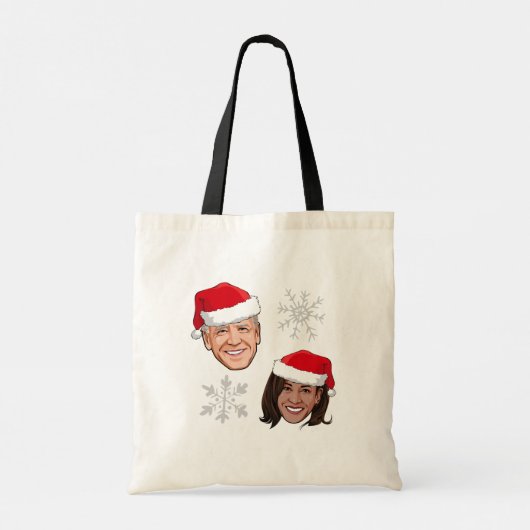 JOE EN KAMALA SNOWFLAKES TOTE BAG (Achterkant)