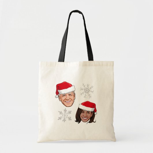 JOE EN KAMALA SNOWFLAKES TOTE BAG (Voorkant)