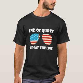Joe End of Quote herkent de Mannen en vrouwen T-shirt