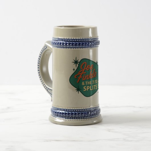 Joe Finkle & The 7/10 Splits Rockin' Beer Stein Bierpul (Voorkant links)