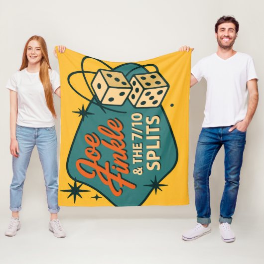 Joe Finkle & The 7/10 Splits Rockin' Blanket Fleece Deken (In situ)