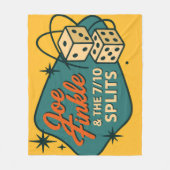 Joe Finkle & The 7/10 Splits Rockin' Blanket Fleece Deken (Voorkant)