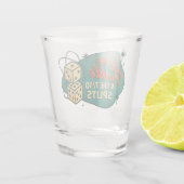 Joe Finkle & The 7/10 Splits Rockin' Shot Glass Glas (Achterkant)