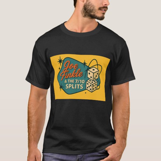 Joe Finkle & The 7/10 Splits Rockin' T-shirt (Voorkant)
