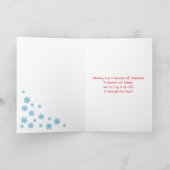 Joe Frost Sneeuwman Kerstkaart Kaart (Binnen)