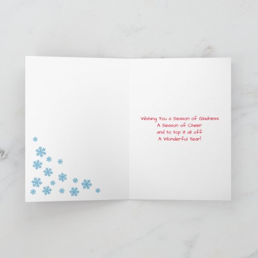 Joe Frost Snowman-kerstkaart Kaart (Binnen)