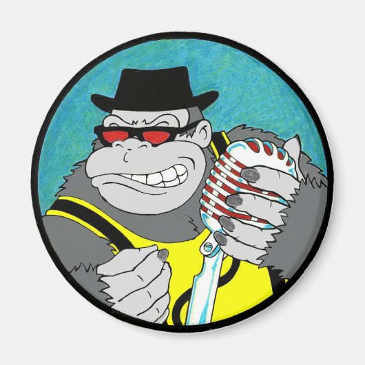JOE GORILLA MAGNET (Voorkant)