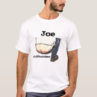 Joe het Plumber ButtCrack t-shirt