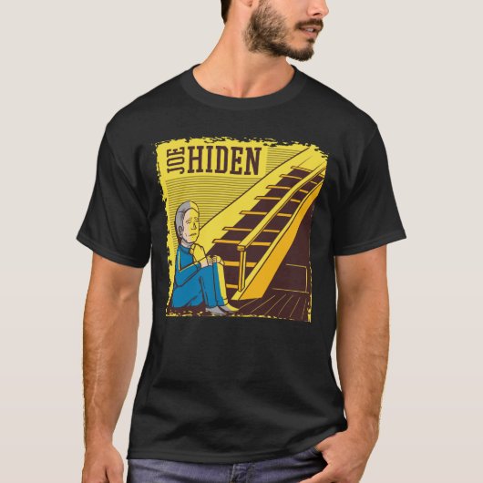 Joe Hiden Biden Hidin Donald Trump, Republikein T-shirt (Voorkant)