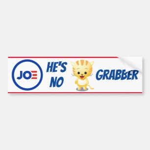 Joe, hij is geen P***Y Grabber Bumpersticker
