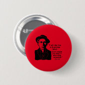 Joe Hill Quote, organiseer geen Button (Voorkant /achterkant)