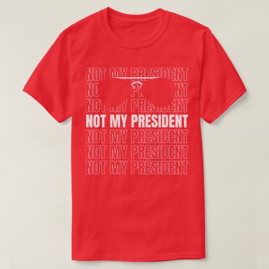 Joe is niet mijn President T-shirt (Design voorkant)