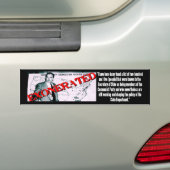 Joe is vrijgesproken bumpersticker (Op auto)