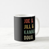Joe & Jill & Kamala & Doug I Koffiemok (Voorkant rechts)
