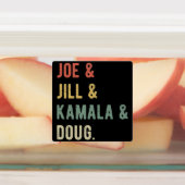 Joe & Jill & Kamala & Doug I Labels (Aangebracht)