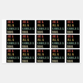 Joe & Jill & Kamala & Doug I Labels (Vel)