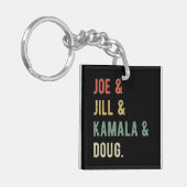 Joe & Jill & Kamala & Doug I Sleutelhanger (Voorkant Links)