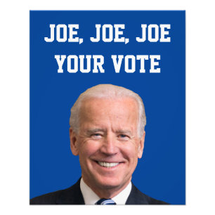 Joe, Joe, Joe, jouw stem Foto Afdruk