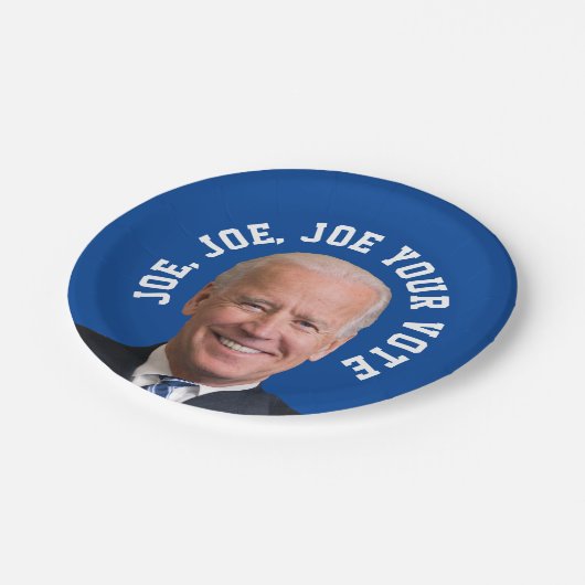 Joe, Joe, Joe, jouw stem Papieren Bordje (Gekanteld)