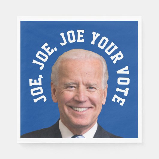 Joe, Joe, Joe, jouw stem Servet (Voorkant)