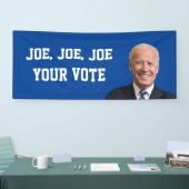 Joe, Joe, Joe, jouw stem Spandoek (Beurs)