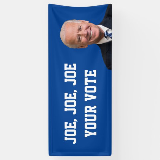 Joe, Joe, Joe, jouw stem Spandoek (Verticaal)