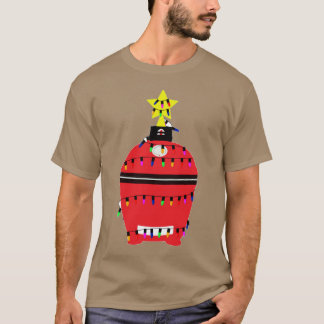 Joe Joe Joe Prettig Kerstfeest Kamado Joe Stijl Wh T-shirt