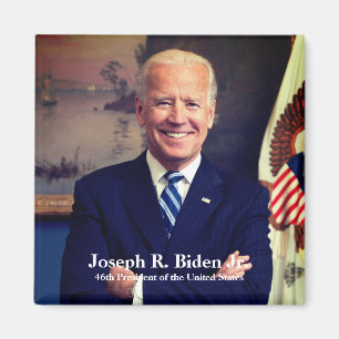 Joe Joseph R. Biden, 46e President VS Magneet