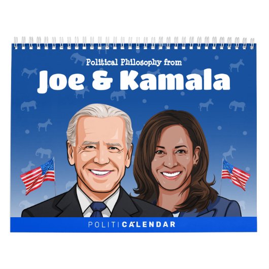 Joe & Kamala politiek Humor Agenda Kalender (Hoes)