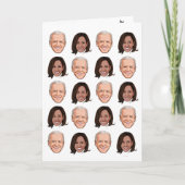 Joe & Kamala-viering Kaart (Voorkant)