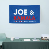 Joe & Kamala voor Amerika Spandoek (Beurs)