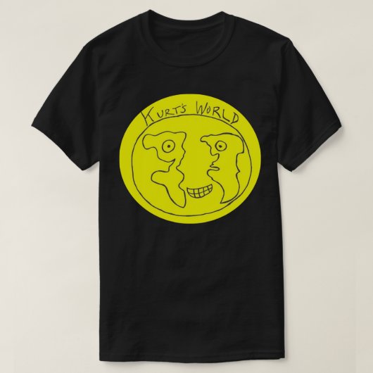 Joe Keery Spree Kurts World Logo Sticker T-shirt (Design voorkant)