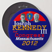 Joe KENNEDY 6in Button (Voorkant /achterkant)