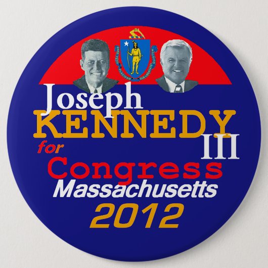 Joe KENNEDY 6in Button (Voorkant)