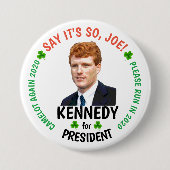 Joe Kennedy Camelot 2020 Ronde Button 7,6 Cm (Voorkant)