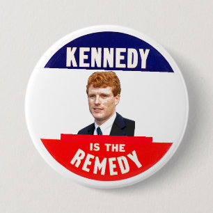 (Joe) Kennedy is de remedie Ronde Button 7,6 Cm