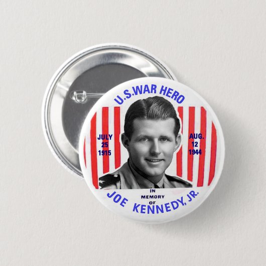 Joe Kennedy Jr. Memorial Button (Voorkant /achterkant)