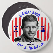 Joe Kennedy Jr. Memorial Button (Voorkant /achterkant)