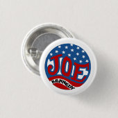Joe Kennedy Ronde Button 3,2 Cm (Voorkant /achterkant)