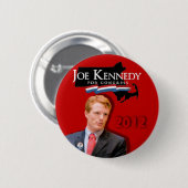 Joe Kennedy voor Congress Red Ronde Button 5,7 Cm (Voorkant /achterkant)