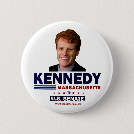Joe Kennedy voor de Amerikaanse Senaat 2020 Ronde Button 5,7 Cm (Voorkant)