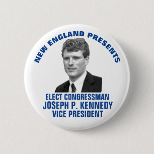 Joe Kennedy voor Vice President Ronde Button 5,7 Cm