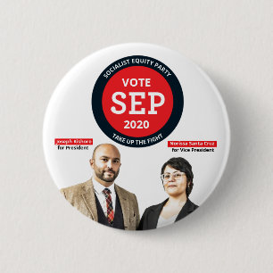 Joe Kishore voor President Ronde Button 5,7 Cm