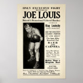  Joe Lewis Fight Poster (Voorkant)