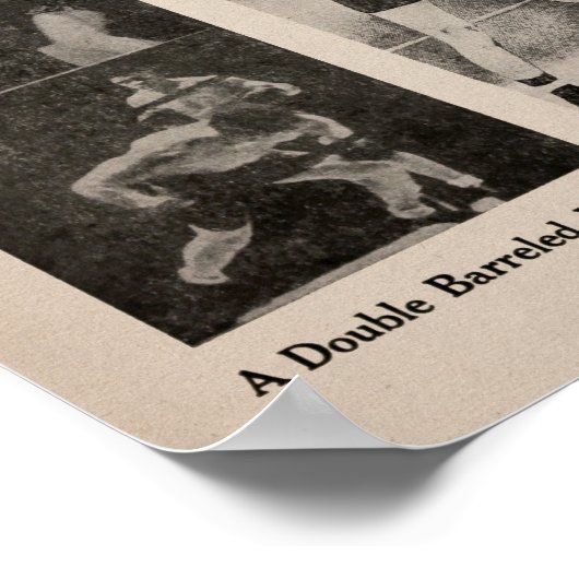 Joe Lewis vs James Braddock Poster (Hoek)