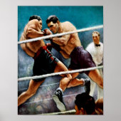 Joe Lewis vs Max Schmeling Art Poster (Voorkant)