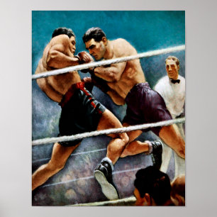  Joe Lewis vs Max Schmeling Art Poster