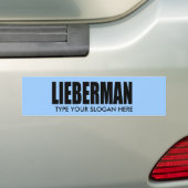 JOE LIEBERMAN BUMPERSTICKER (Op auto)