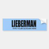 JOE LIEBERMAN BUMPERSTICKER (Voorkant)